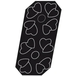 Cerf Dellier Flexipan 60x40 plaque de 8 coeurs entrelacés 12x11,3x3,5 cm Best