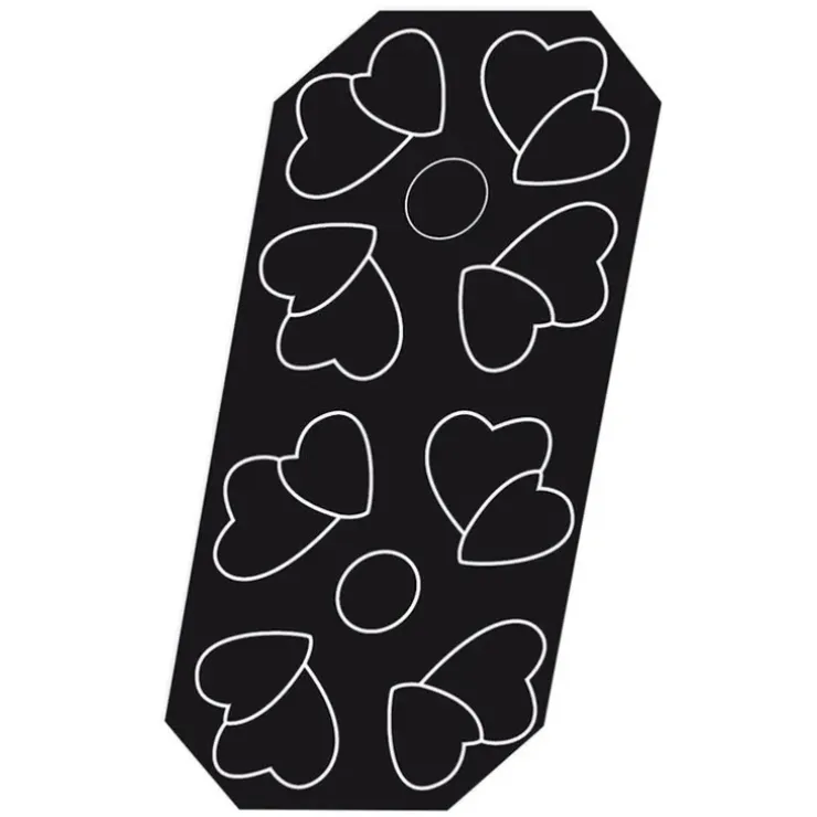 Cerf Dellier Flexipan 60x40 plaque de 8 coeurs entrelacés 12x11,3x3,5 cm Best