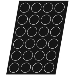 Cerf Dellier Flexipan 60x40 plaque de 24 cookies 7,8 cm Discount