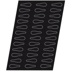 Cerf Dellier Flexipan 60x40 plaque de 36 cuillères 9x2,8 cm