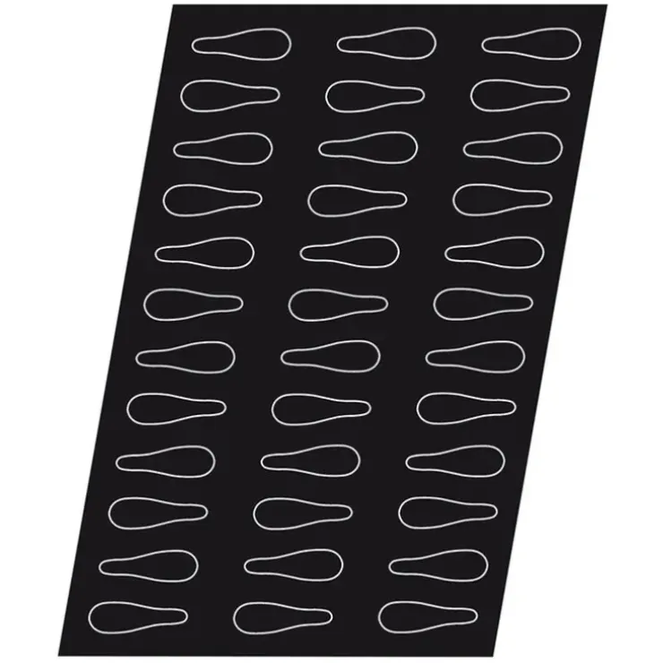 Cerf Dellier Flexipan 60x40 plaque de 36 cuillères 9x2,8 cm