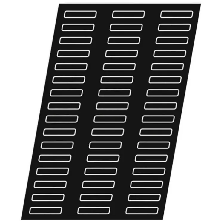 Cerf Dellier Flexipan 60x40 plaque de 48 demi-cylindres 8,5x1,7 cm Outlet