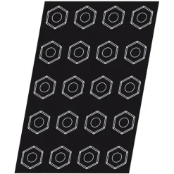 Cerf Dellier Flexipan 60x40 plaque de 20 hexagones 8 cm Discount