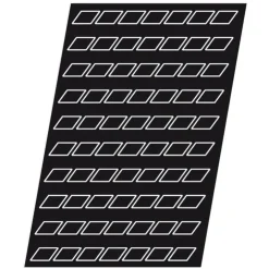 Cerf Dellier Flexipan 60x40 plaque de 70 losanges 60x3,5 cm New