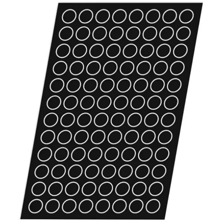 Cerf Dellier Flexipan 60x40 plaque de 96 médaillons 2,8 cm