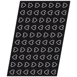 Cerf Dellier Flexipan 60x40 plaque de 70 mini-coeurs 4,1x3,8 cm Best