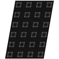 Cerf Dellier Flexipan 60x40 plaque de 24 mini-écrins 5x5x2,9 cm Hot