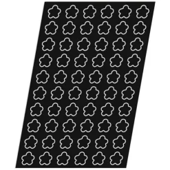 Cerf Dellier Flexipan 60x40 plaque de 60 mini-charlottes 3,5x1,5 cm Clearance