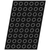 Cerf Dellier Flexipan 60x40 plaque de 54 mini-cylindres diamètre 3,8 cm hauteur 2 cm Best