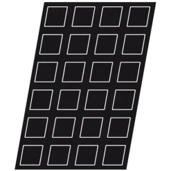 Cerf Dellier Flexipan 60x40 plaque de 35 mini-carrés 5,6 cm