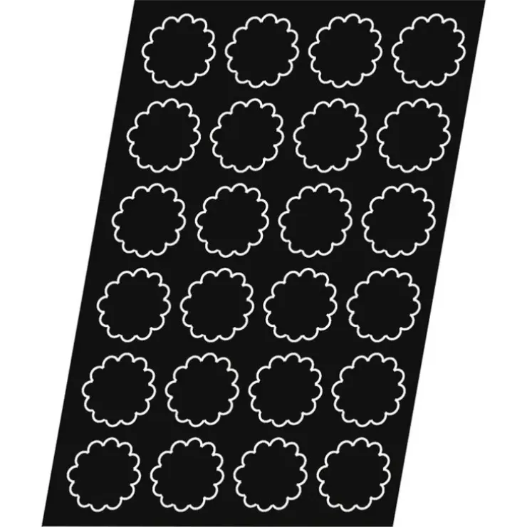 Cerf Dellier Flexipan 60x40 plaque de 24 mini-brioches cannelées 6,8 cm Sale