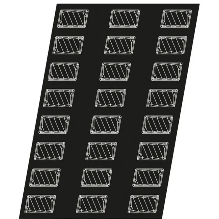 Cerf Dellier Flexipan 60x40 plaque de 24 ondines 7,9x4,9x2,9 cm Clearance
