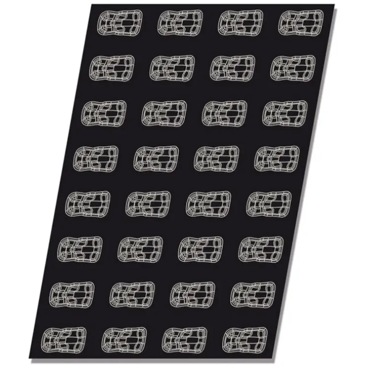 Cerf Dellier Flexipan 60x40 plaque de 32 oursons 6,6x3,7x1,8 cm New