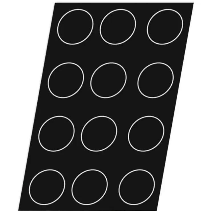 Cerf Dellier Flexipan 60x40 plaque de 12 quiches 10 cm