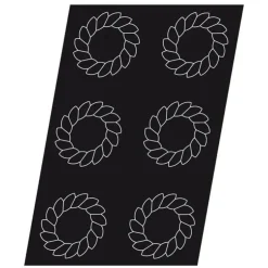 Cerf Dellier Flexipan 60x40 plaque de 6 saint honoré 15 cm Clearance