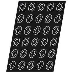 Cerf Dellier Flexipan 60x40 plaque de 24 savarins ovales 8x6 cm Hot