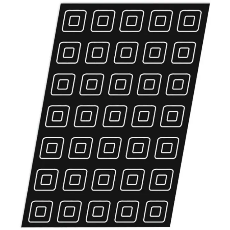 Cerf Dellier Flexipan 60x40 plaque de 24 savarins 7x7 cm