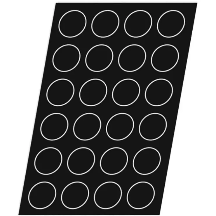 Cerf Dellier Flexipan 60x40 plaque de 24 tartelettes évasées 7,7 cm Clearance