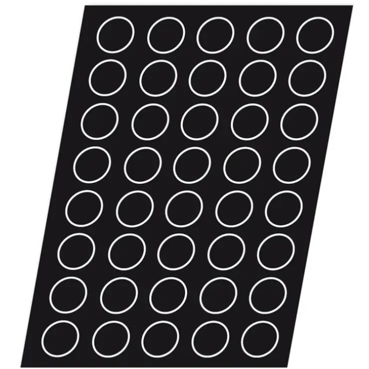 Cerf Dellier Flexipan 60x40 plaque de 40 tartelettes creuses évasées 5,8 cm Discount