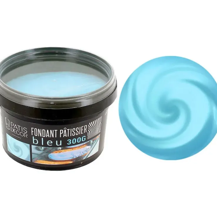 Cerf Dellier Fondant pâtissier bleu 300 g Sale