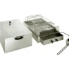 Cerf Dellier Fumoir inox  2 étages pour fumage à froid 71,5 x 41,5 x 36 cm Outlet