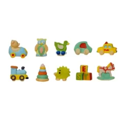 Cerf Dellier Fèves Les Jouets en Bois assorties (x100)