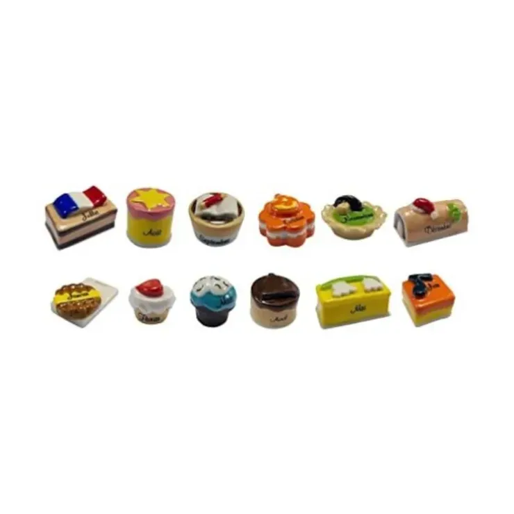 Cerf Dellier Fèves Une Année de Gâteaux assorties (x 100) New