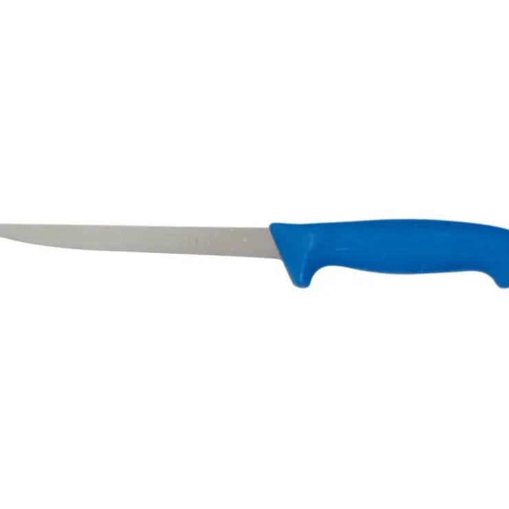Cerf Dellier Giesser couteau filet de poisson manche bleu 18 cm Sale