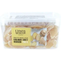 Cerf Dellier Gingembre confit en lamelles 700 g Discount