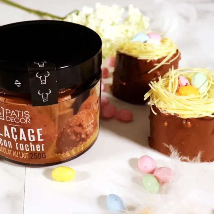 Cerf Dellier Glaçage façon rocher chocolat au lait 250 g Hot