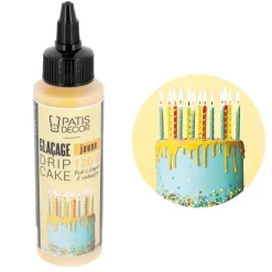Cerf Dellier Glaçage pour drip cake jaune 120 g Outlet