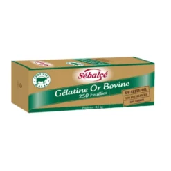 Cerf Dellier Gélatine bovine en feuilles qualité Or 500 g Hot