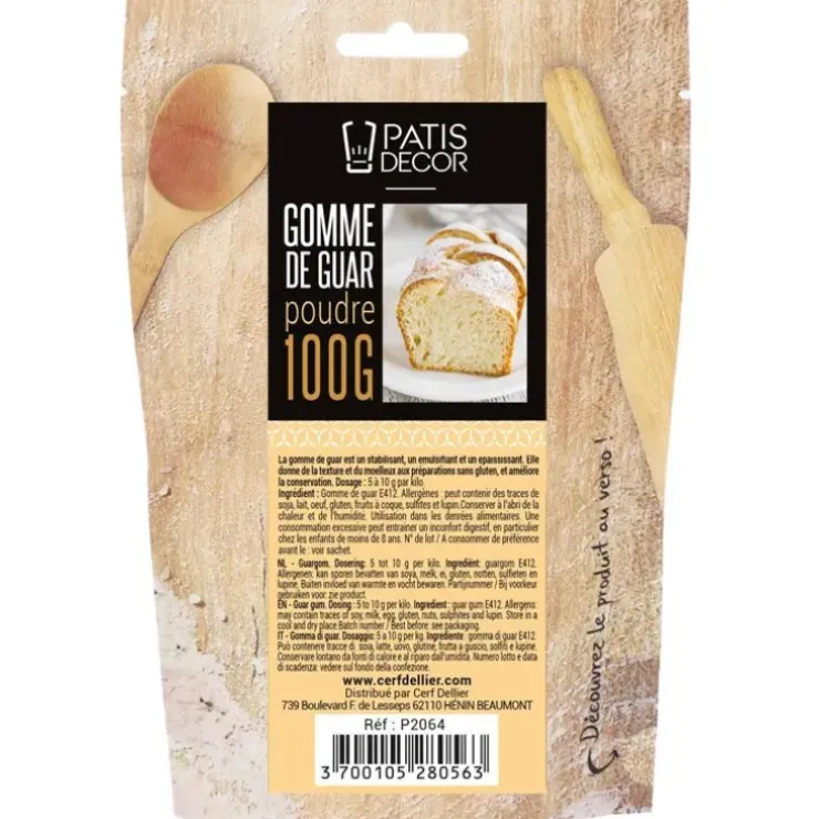 Cerf Dellier Gomme de guar 100 g Outlet