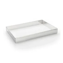 Cerf Dellier Grand cadre extensible inox rectangle Hauteur 5 cm De Buyer Hot