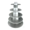 Cerf Dellier Grand présentoir cupcakes argent rond - hauteur 55 cm Best