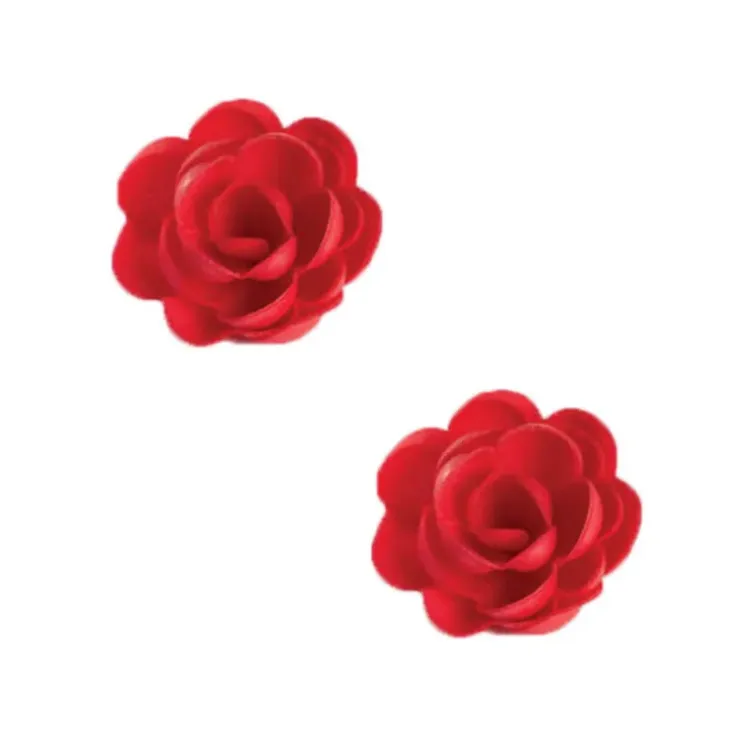 Cerf Dellier Grandes roses rouges en azyme (x 6) Online