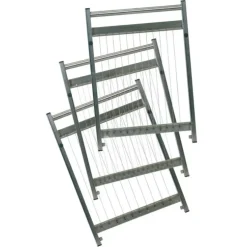 Cerf Dellier Guitare inox 350x350 bras de coupe inox écartement 22,5 mm Discount
