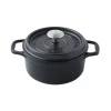 Cerf Dellier Invicta mijoteuse ronde noire 24 cm Discount