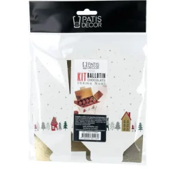 Cerf Dellier Kit ballotin blanc Village de Noël Outlet
