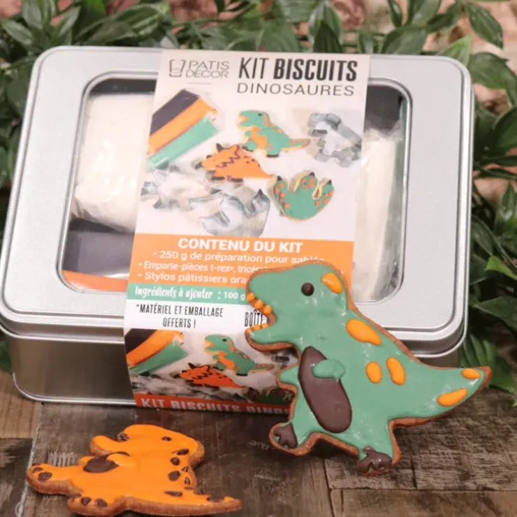 Cerf Dellier Kit biscuits dinosaures - DDM 05/24 Clearance