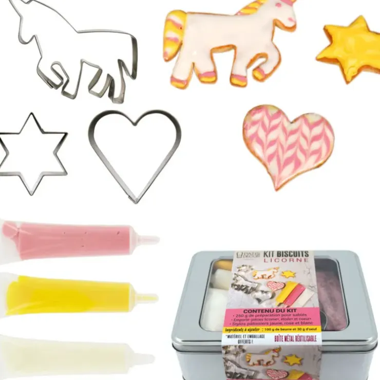 Cerf Dellier Kit biscuits licorne Discount