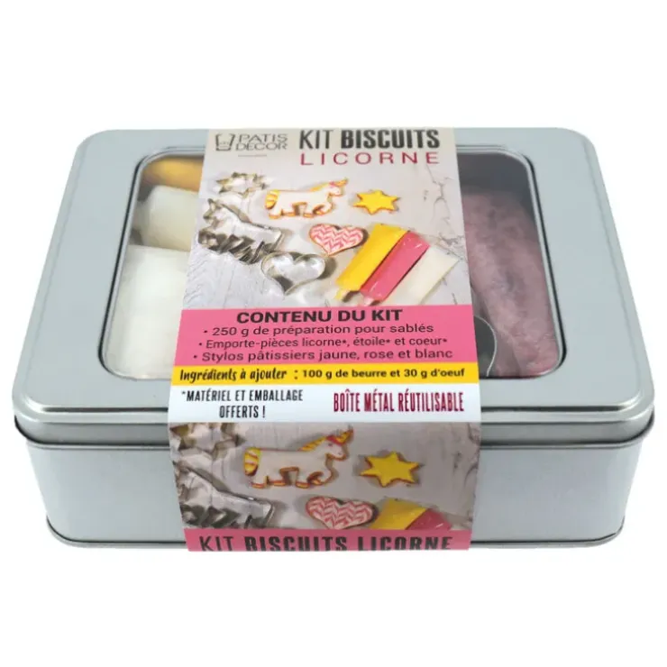 Cerf Dellier Kit biscuits licorne Discount