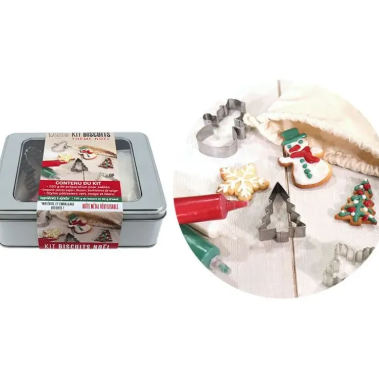 Cerf Dellier Kit biscuits Noël Discount