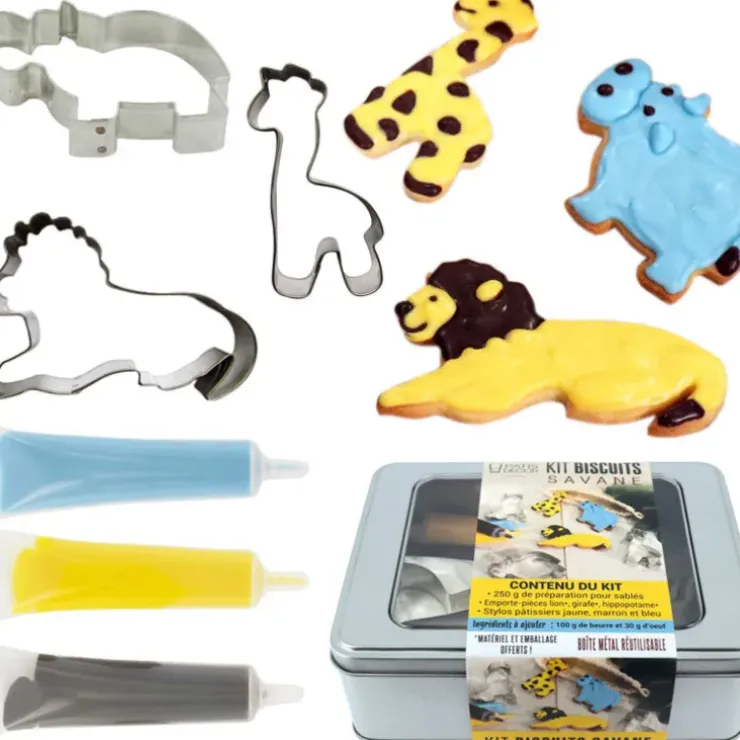 Cerf Dellier Kit biscuits savane Outlet
