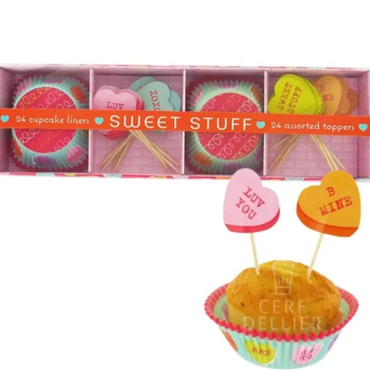 Cerf Dellier Kit déco cupcakes Sweet Stuff Clearance