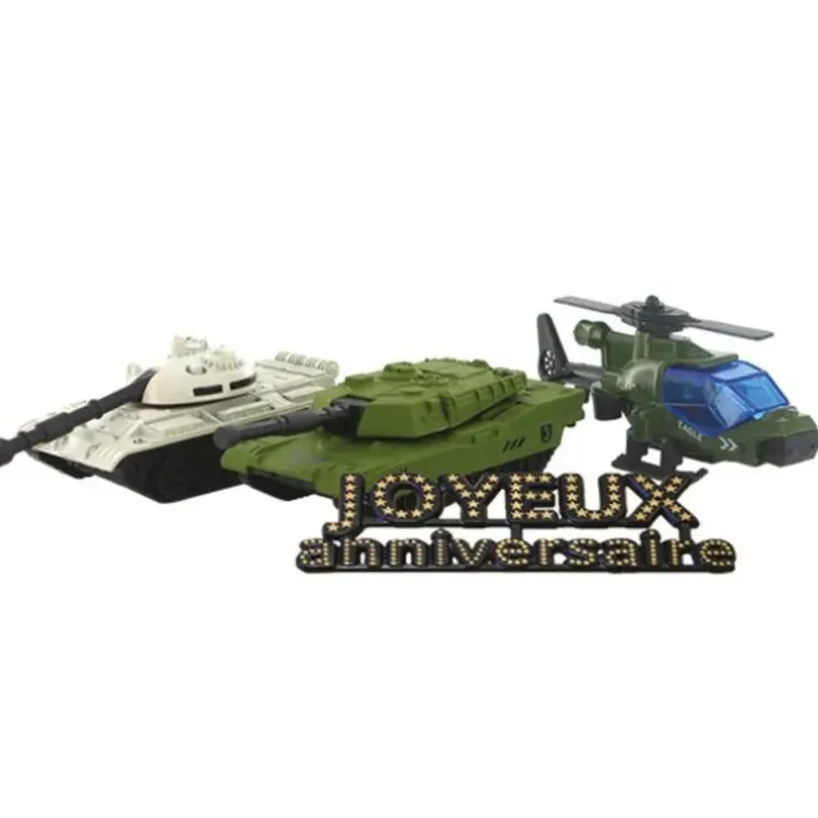 Cerf Dellier Kit Décor Gâteau Armée