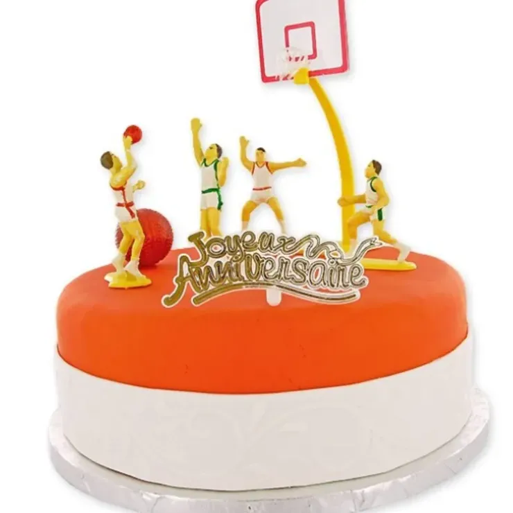Cerf Dellier Kit décor gâteau Basket Ball Online
