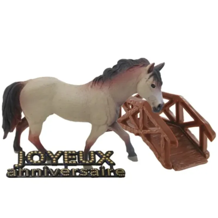 Cerf Dellier Kit décor Gâteau Cheval au trot Sale