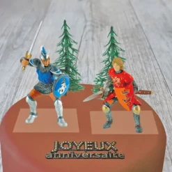 Cerf Dellier Kit décor gâteau Chevaliers Best