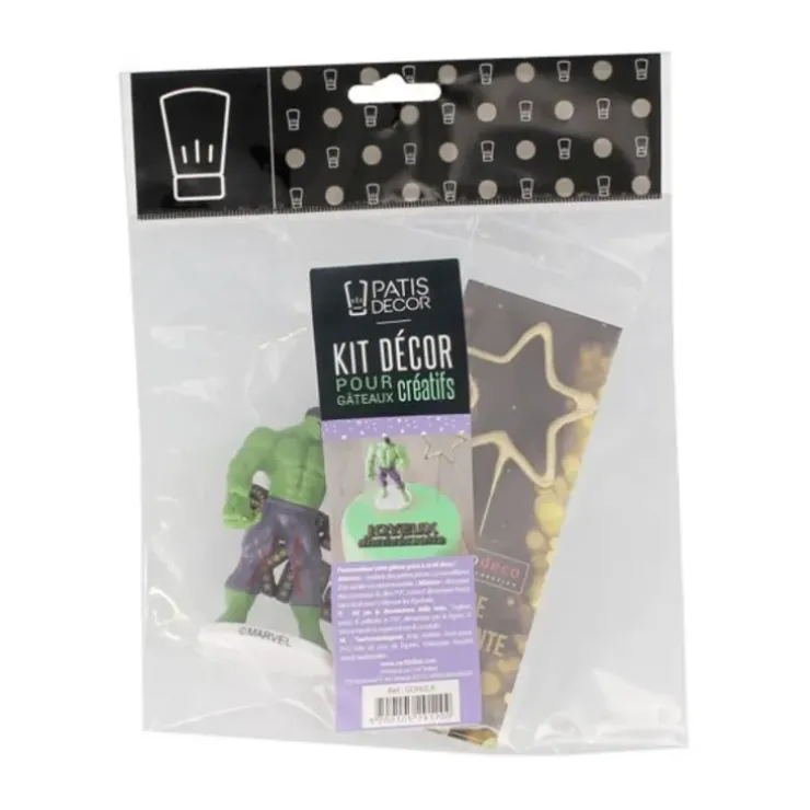 Cerf Dellier Kit décor gâteau Hulk Online